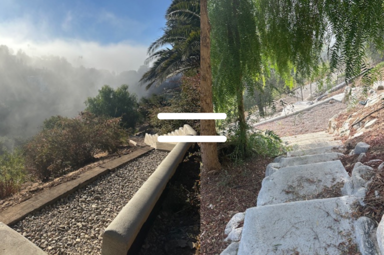 Image showcasing concrete steps.